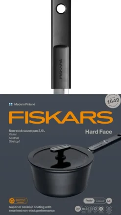 Keittoastiat^Fiskars Hard Face Kasari 2,5 l kannella