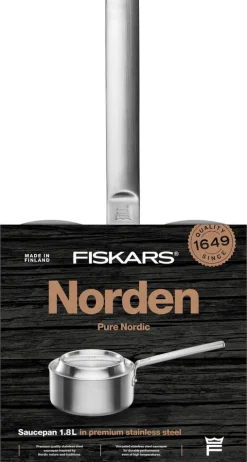 Keittoastiat^Fiskars Norden kasari 1,8 L pinnoittamaton