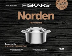 Keittoastiat^Fiskars Norden kattila 3 L pinnoittamaton