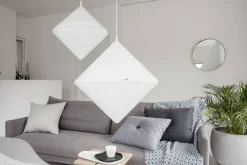 Sisustusvalaisimet^Fosto Diamond Ø 420 mm riippuvalaisin opal