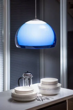 Sisustusvalaisimet^Fosto Dipol Ø 460 mm riippuvalaisin sininen