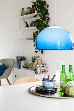 Sisustusvalaisimet^Fosto Dipol Ø 460 mm riippuvalaisin sininen