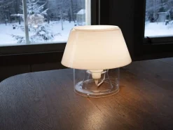 Sisustusvalaisimet^Fosto Lamppa Ø 300 mm pöytävalaisin opaalinvalkea / kirkas