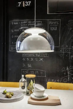 Sisustusvalaisimet^Fosto Siluette Ø 460 mm riippuvalaisin kirkas/valkoinen