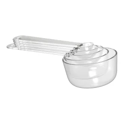 Leivonta|Keittiötarvikkeet^Gastromax Mittalusikkasetti 5 kpl lasinkirkas