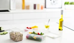 Ruoansäilytys Ja Järjestys^Smartstore Gastromax Säilytyspurkki 0,8 L läpinäkyvä/valkoinen