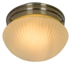 Sisustusvalaisimet^Heat Atticus kattoplafondi IP21 24 cm antiikkimessinki