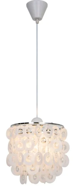 Sisustusvalaisimet^Heat Bauble riippuvalaisin 25 cm valkoinen