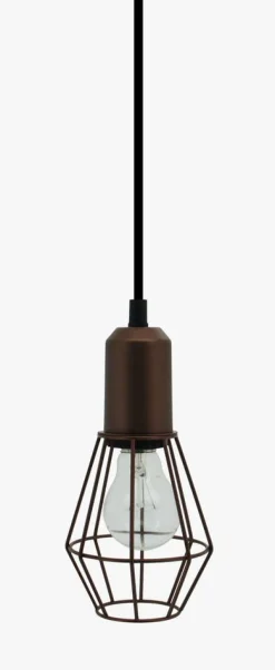 Sisustusvalaisimet^Heat Cage riippuvalaisin kupari