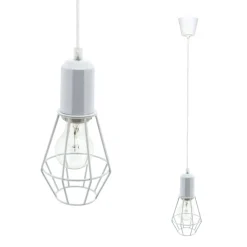 Sisustusvalaisimet^Heat Cage riippuvalaisin valkoinen