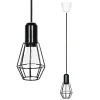 Sisustusvalaisimet^Heat Cage riippuvalaisin musta