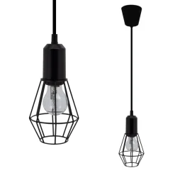 Sisustusvalaisimet^Heat Cage riippuvalaisin musta