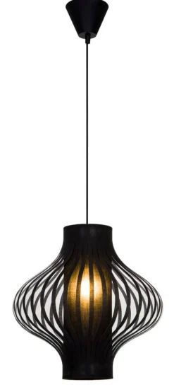 Sisustusvalaisimet^Heat Comet riippuvalaisin 36 cm musta