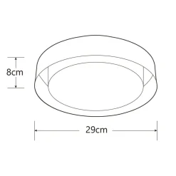 Sisustusvalaisimet^Heat kattoplafondi Frame valkoinen