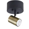 Sisustusvalaisimet^Heat kattospotti Gold Tube 1-osainen kulta-musta