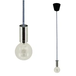 Lamput Ja Valaisintarvikkeet^Heat lampunjohto tekstiili 1,6 m siksak-kuvio