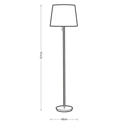 Sisustusvalaisimet^Heat lattiavalaisin Rose 157 cm ruusukulta-valkoinen