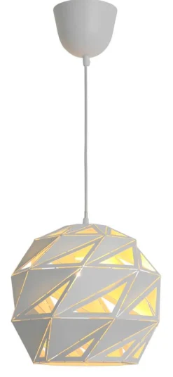 Sisustusvalaisimet^Heat Lazer riippuvalaisin 30 cm valkoinen/hopea