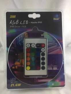 Sisustusvalaisimet^Heat LED nauha RGB 3M 2835 4,8W/M IP65
