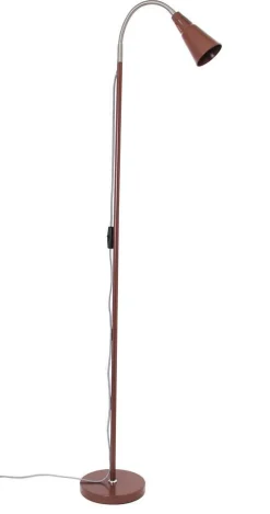 Sisustusvalaisimet^Heat Mio lattiavalaisin 142 cm kahvi