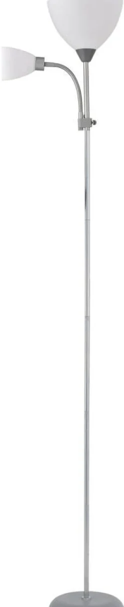 Sisustusvalaisimet^Heat Mother&Son lattiavalaisin 180 cm hopea