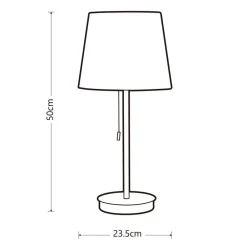 Sisustusvalaisimet^Heat pöytävalaisin Rose 50 cm ruusukulta-valkoinen