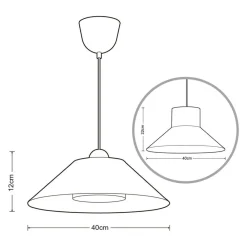 Sisustusvalaisimet^Heat riippuvalaisin Raffia luonnonvalkoinen