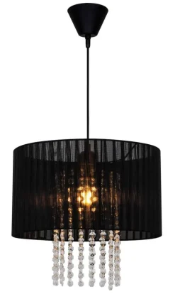 Sisustusvalaisimet^Heat Stratum riippuvalaisin 35 cm musta