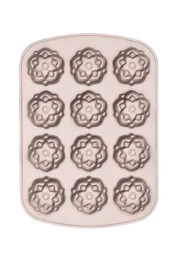 Leivonta^Heirol Leivonta minikakkuvuoka 12 kuppia 33×23,5 cm ruusukulta