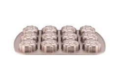 Leivonta^Heirol Leivonta minikakkuvuoka 12 kuppia 33×23,5 cm ruusukulta