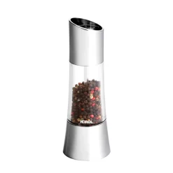 Keittiötarvikkeet^Heirol Pippuri kääntömylly 18 cm, teräs/akryyli