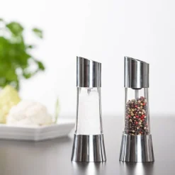 Keittiötarvikkeet^Heirol Pippuri kääntömylly 18 cm, teräs/akryyli