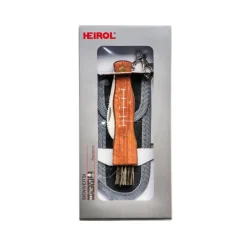 Veitset Ja Leikkuulaudat^Heirol Taittuva sieniveitsi vyökotelolla, lahjapakattu