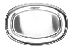 Tarjoilu^Heirol teräsvati 52x37 cm ovaali