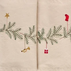 Keittiötekstiilit^IB Laursen kaitaliina Tradition köynnös & koristeet