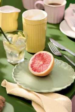 Keittiötekstiilit^IB Laursen keittiöpyyhe Mynte 40x60 cm lemonade