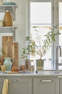 Keittiötekstiilit^IB Laursen keittiöpyyhe Mynte 40x60 cm lemonade