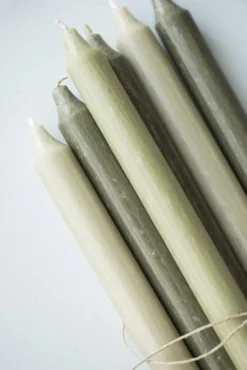 Kynttilät Ja Huonetuoksut^IB Laursen kruunukynttilä 29 cm rustiikki metsän vihreä