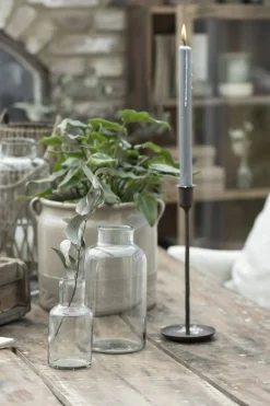 Kynttilät Ja Huonetuoksut^IB Laursen kruunukynttilä 29 cm rustiikki harmaa