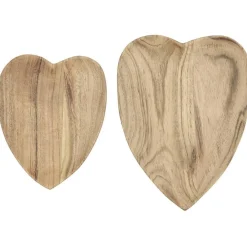 Koriste-Esineet^IB Laursen kulhosetti sydän 2-osainen akaasia