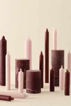 Kynttilät Ja Huonetuoksut^IB Laursen kynttilä 10 cm rustiikki punainen