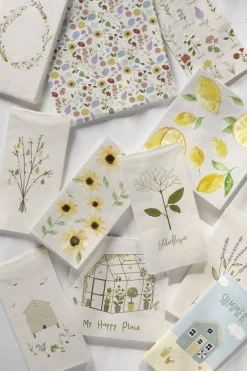 Kertakäyttö^IB Laursen lautasliina Grand Ma´s Flowers 50 kpl/pkt