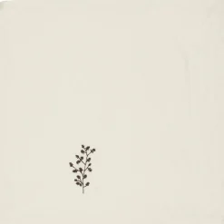 Keittiötekstiilit^IB Laursen lautasliina oksa 40x40 cm luonnonvalkoinen