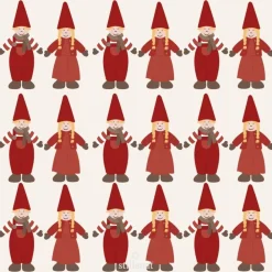 Kertakäyttö^IB Laursen lautasliina Santa's helpers hand in hand 20 kpl