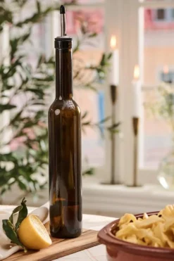 Keittiötarvikkeet^IB Laursen öljy-/etikkapullo 390 ml oliivinvihreä