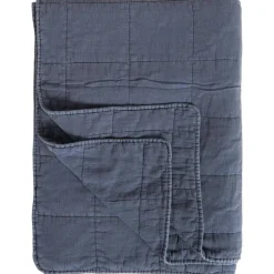 Sisustustekstiilit^IB Laursen peitto indigo