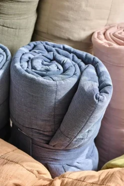 Sisustustekstiilit^IB Laursen peitto indigo