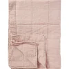 Sisustustekstiilit^IB Laursen peitto vaaleanpunainen