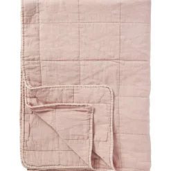 Sisustustekstiilit^IB Laursen peitto vaaleanpunainen