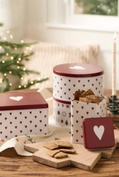 Ruoansäilytys Ja Järjestys^IB Laursen purkki sydämillä 9x16,8 cm